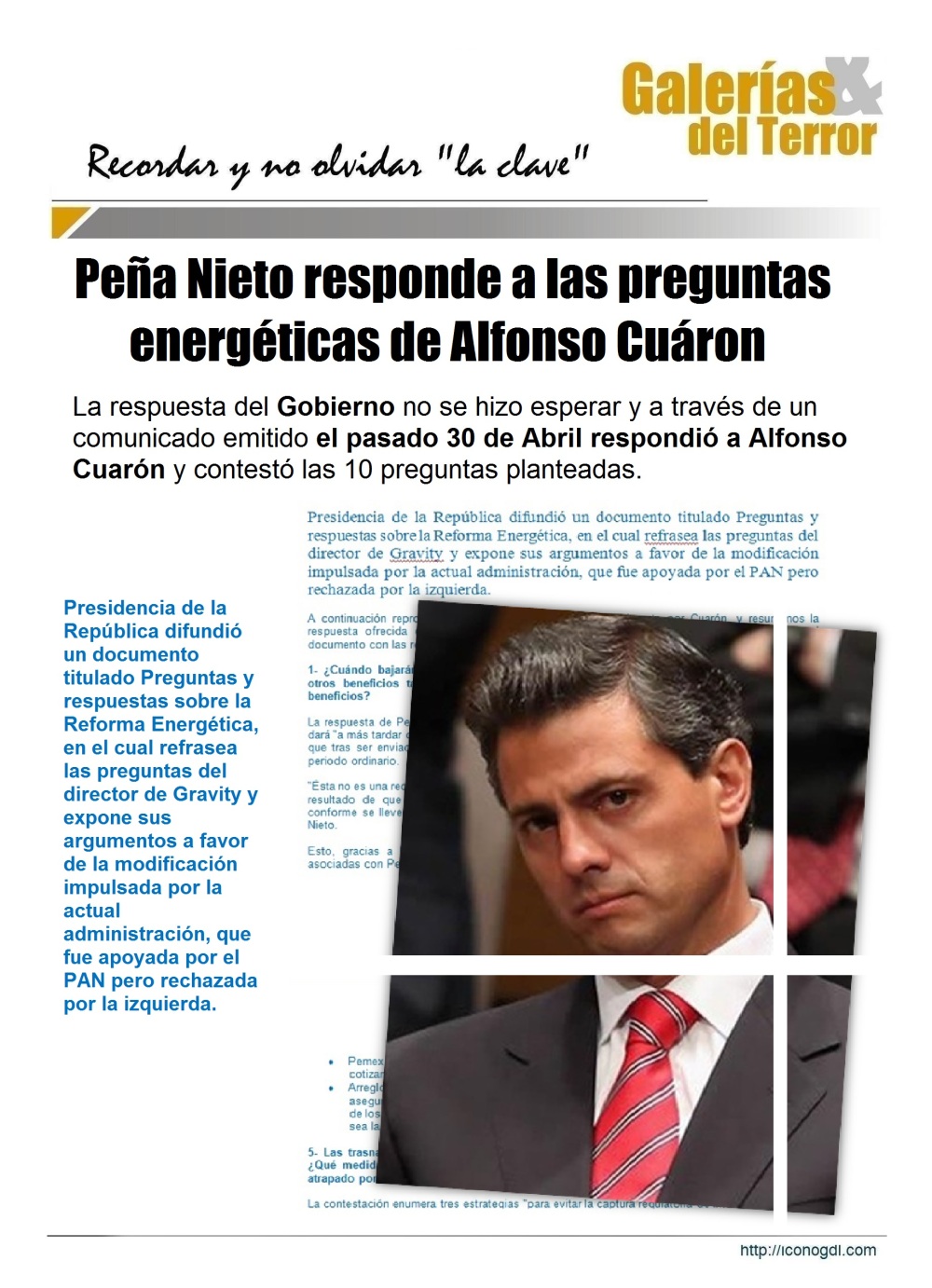 Enrique Peña Nieto contesta